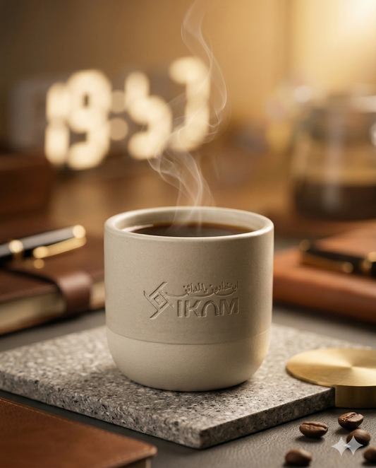 كوب سيراميك فاخر مع نقش الاسم (حفر ليزر)