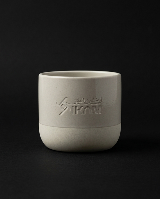 كوب سيراميك فاخر مع نقش الاسم (حفر ليزر)